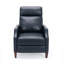 Fauteuil inclinable par pression Biscoe - Design Mid-Century confortable et élégant avec technologie de gel en cuir, parfait pour la détente