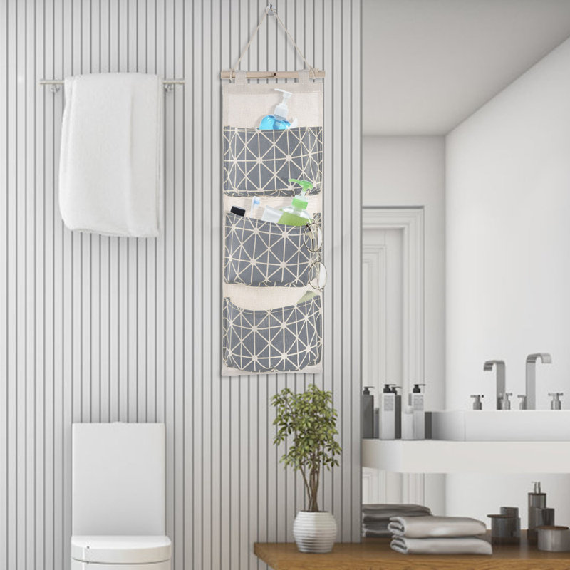 Damarious Plastic / Acrylic Bathroom Shelves, Grey