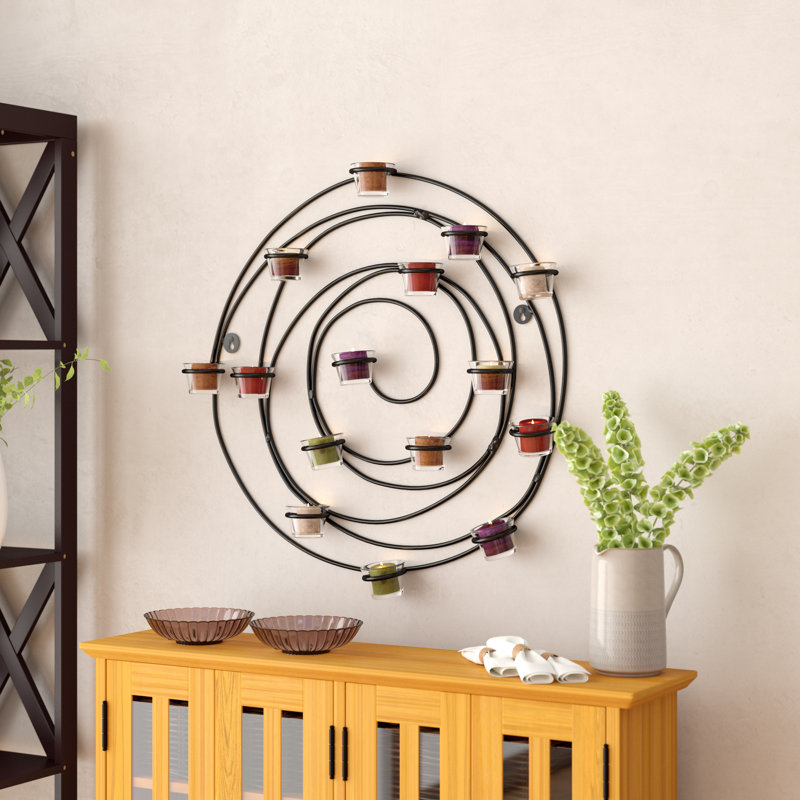 Applique murale en verre et métal 23,6 po talled tall