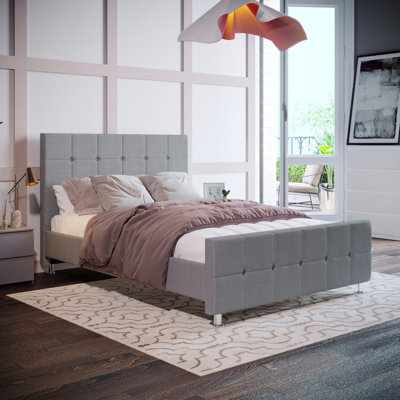 Raul Upholstered Bed Frame, UKFR Certified