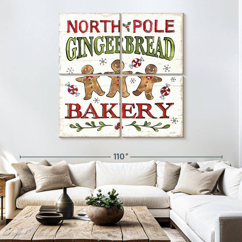 Plaque murale Kema Christmas Treats III, H 74 po x l 74 po