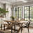 5 - Light Steel Dimmable Empire Chandelier