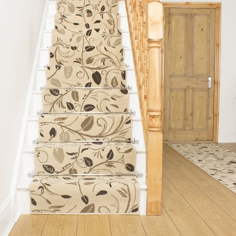 Altamirano Stair Runner Floral Indoor / Outdoor Area Rug, Runner 810cm x 70cm