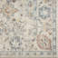 Tapis beige à motif floral-101016924