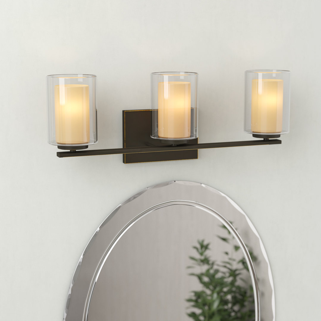 Arie 3-Light Dimmable Vanity Light Lark Manor™ 