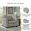 Fauteuil Parsons surdimensionné