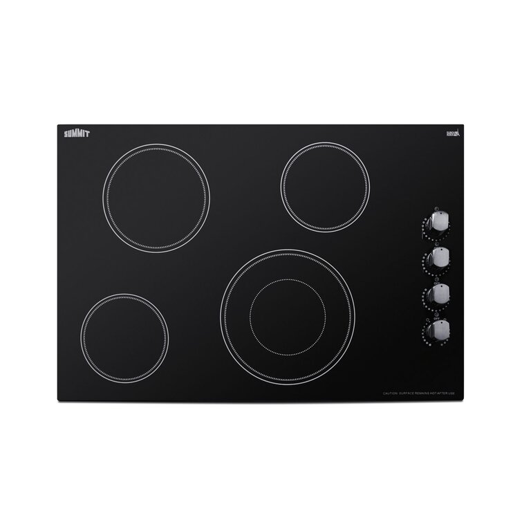 Summit® 30 Black Electric Cooktop, Fred's Appliance