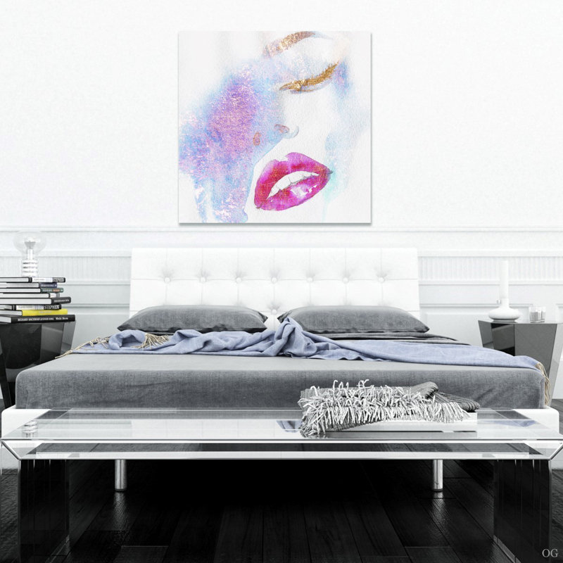 Magie D'Or - Peinture sur toile, H 40 po x l 40 po, Toile tendue
