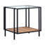 Table de bout en verre avec rangement Vireo-945008337