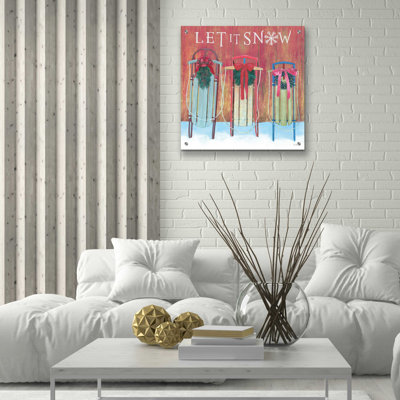 «Christmas Affinity IX» par James Wiens, art mural en verre acrylique