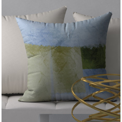 Abstract Throw Pillow