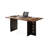 Brown+Black Rectangular Solid Wood+Iron desks-107397914