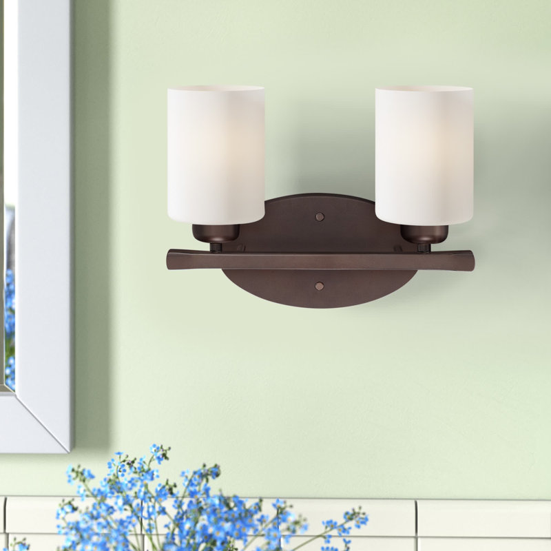 Éclairage pour meuble-lavabo à intensité variable Dixon, Bronze, 2