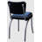 Retro Home Upholstered Channel Back Dining Chair-10955921