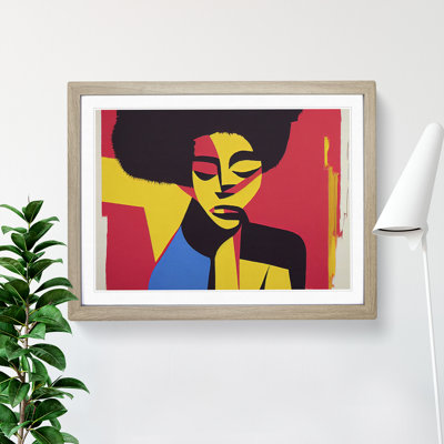 An Abstract Woman - Framed Print
