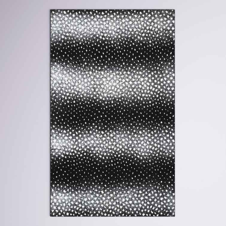 Antelope Modern Animal Black/Cream Rug