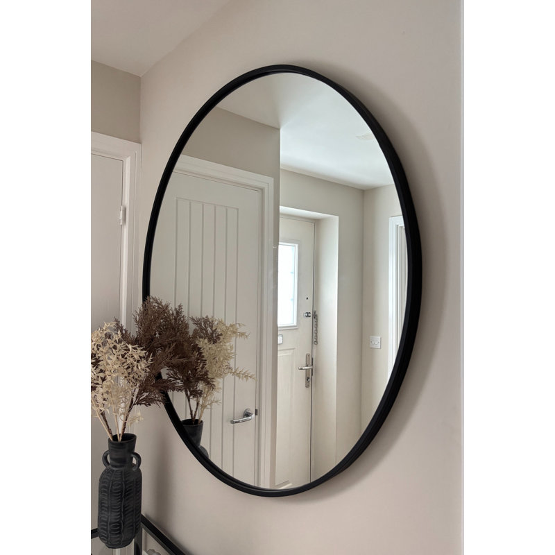 Demple Metal Round Mirror