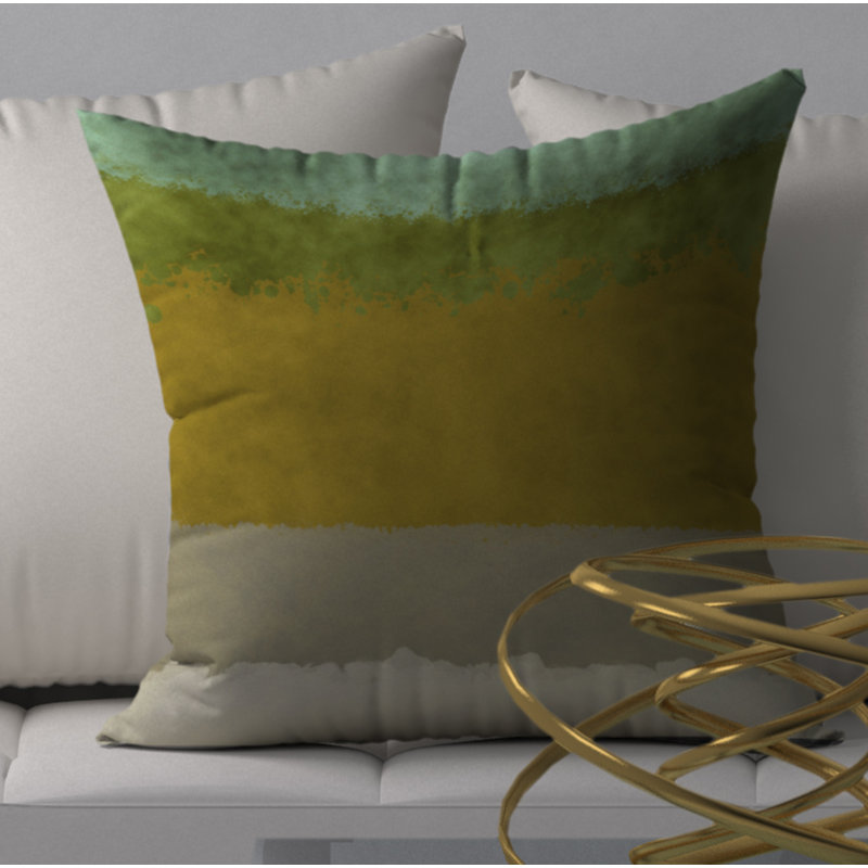 Housse de coussin décorative carrée et insert, 24 po x 24 po