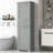 Tall Bathroom Storage Cabinet, Freestanding Storage Cabinet With Drawer And Adjustable Shelf, MDF Board With Painted Finish-115650478