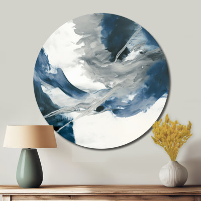Clarixa - Abstract Round Metal Art