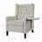 Manual Adjustable Wingback With Recliner Function Chair. With Foldable Side Table, Usb Charging Ports,Modern Comfy Pushback Reclining Chairs-1835680603