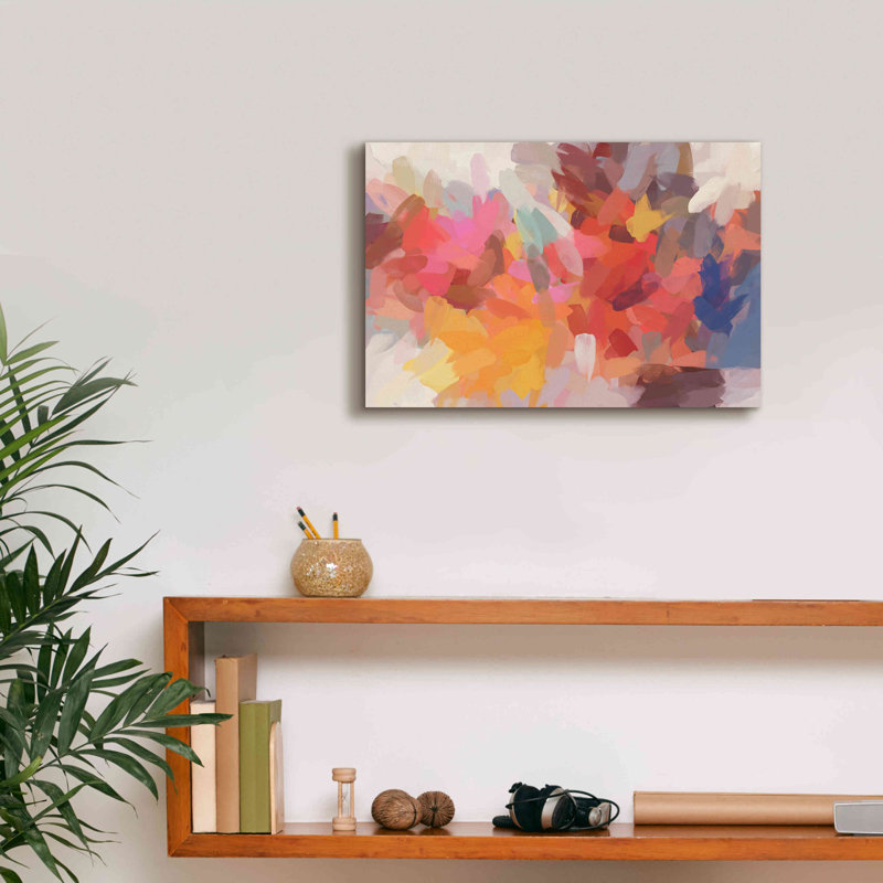 «Epic Graffiti Abstract Abstract Flows 7» par Irena Orlov, art mural sur toile giclée, 26 po x 18 po