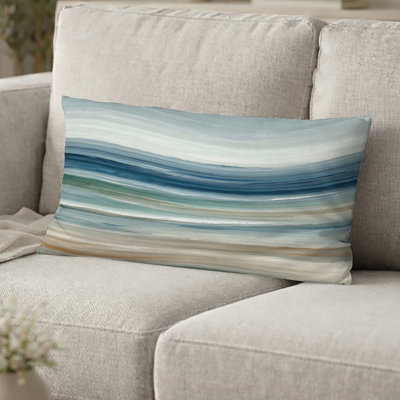Coussin de plage Sunset - vue aérienne