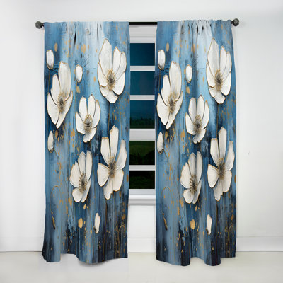 Gerianne A Serene Field Of Buttercups I - Buttercups Curtain - Velvet Room Darkening - 1 panel