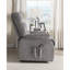 Fauteuil inclinable gris Power Lift avec massage