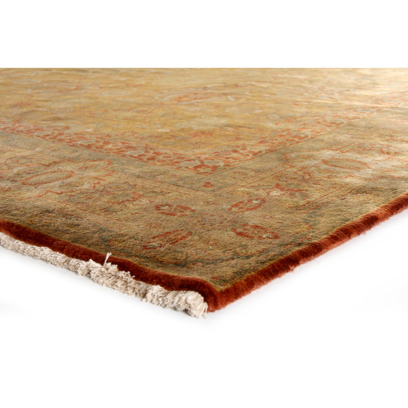 Super Mashad Wool Oriental Area Rug, Runner 2'6" x 10'