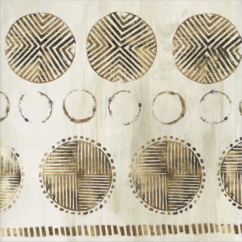 Motif africain par Eva Watts - impression sur toile tendue, H 24 po x l 24 po x P 1,5 po