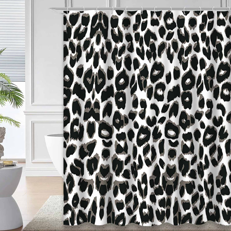 Rideau de douche Leopard, L 72 po x l 72 po