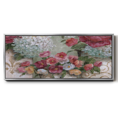 Fleurs confinées - toile encadrée