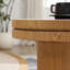 Table d'appoint ronde en bois aggloméré de 19,49 pouces en bois aggloméré pour le salon et la chambre à coucher-131167490-131167492