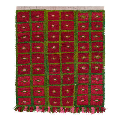 One-of-a-Kind Rectangle 3'8" X 4'3" Area Rug