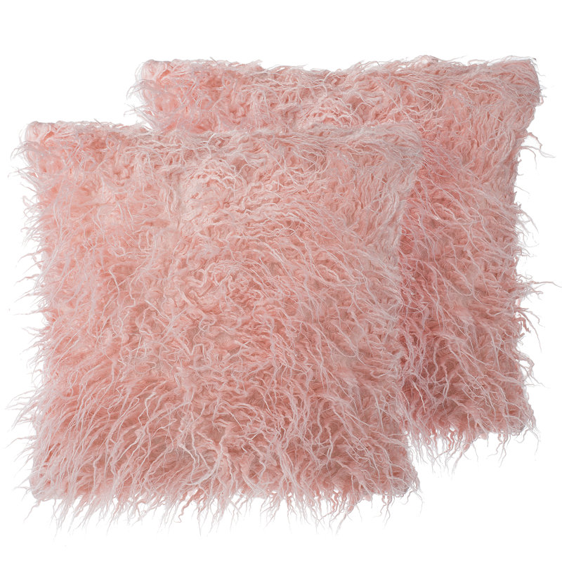 Prado Square Throw Cushion, Pink