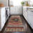 Machine Washable Indoor/Outdoor Xhevrie Paprika Rug-1213663570