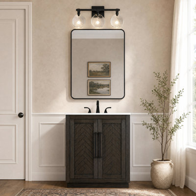 Meuble-lavabo simple 30 po