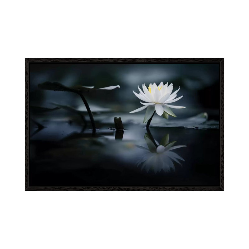 Reflection by Takashi Suzuki - Print on Canvas, 101.6 cm H x 66.04 cm W, Black Framed