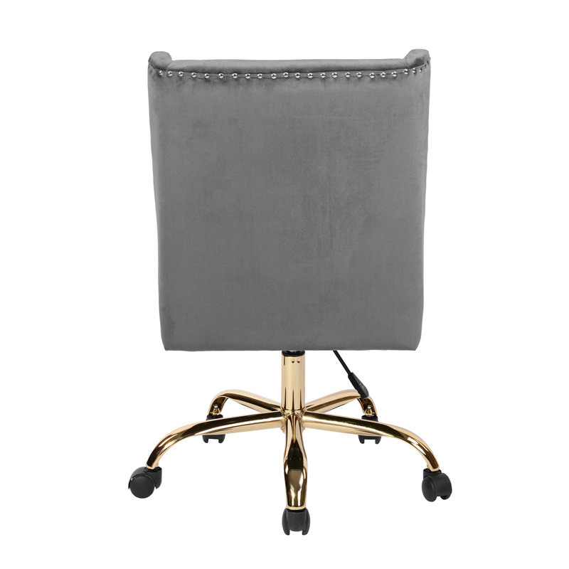 Zilla Polyester Blend Executive Chair, Grey