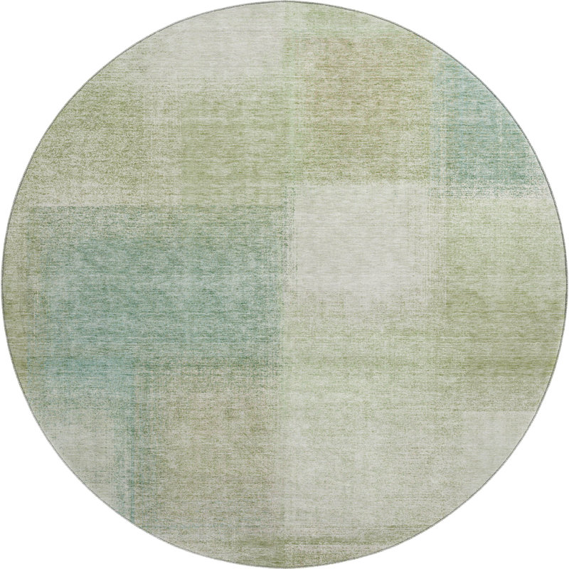 Tapis en aloès Tweedy lavable à la machine de qualité supérieure, Rond 8 pi