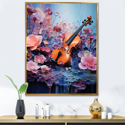 «Whimsical Violin Music Melody», reproduction sur toile
