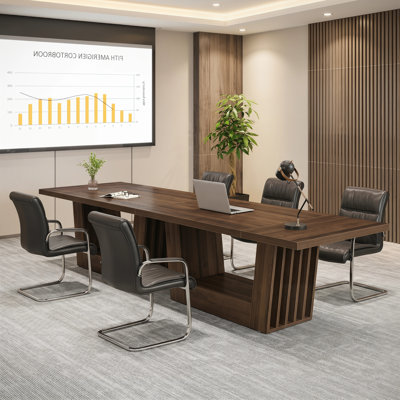 5.1 FT Modern Conference Table for 4-6,  63-Inch Rectangle Meeting Table, Seminar Boardroom Table for Office, Conference, 63" W x 29.7 "D x 31.1" H,2 PCS