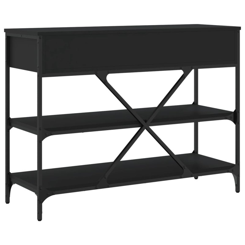 Regnier Console Table, Black, 75cm L x 34.5cm W x 75cm H