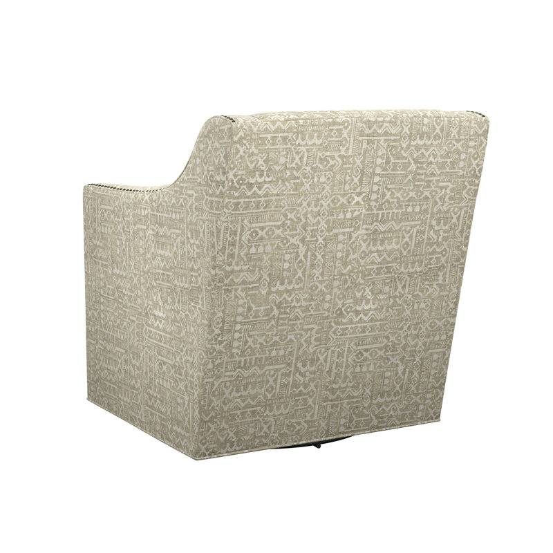 Barrier Swivel Armchair, Beige
