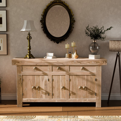 Josiane 3-drawer 5-door Solid Wood Sideboard