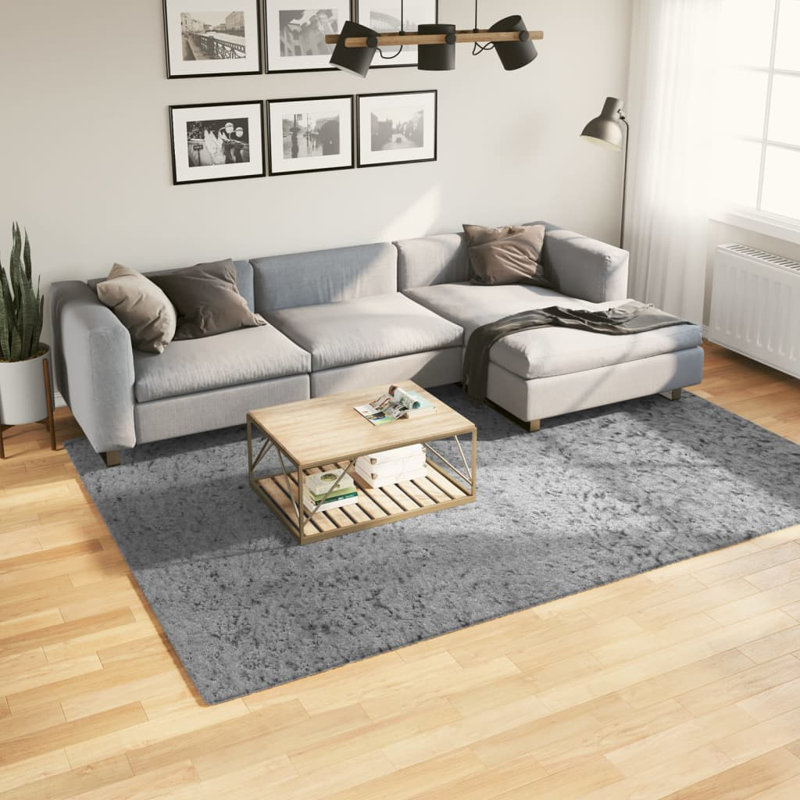 Burnsville Machine Woven Grey Rug, Rectangle 200 x 280cm
