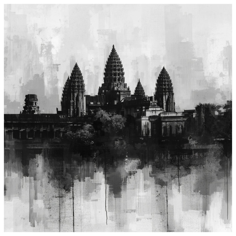 Édredon Angkor Wat Temple, Simple extra long