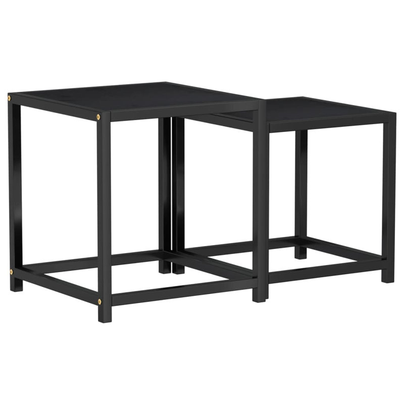 Fenelon Block Nesting Tables, Black