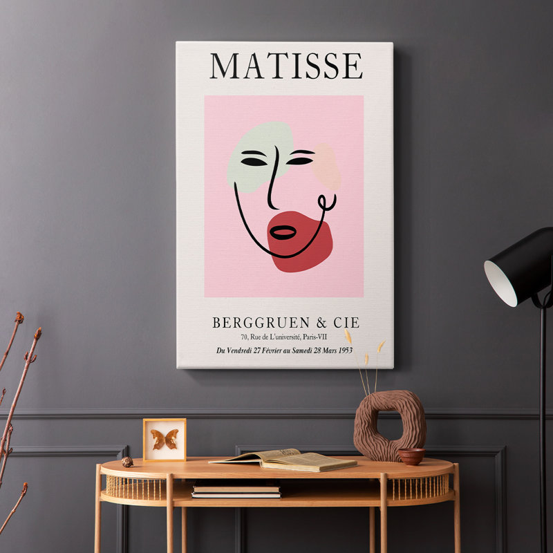 Matisse CDXCV, reproduction d'art encadrée Cavas, H 27 po x l 18 po